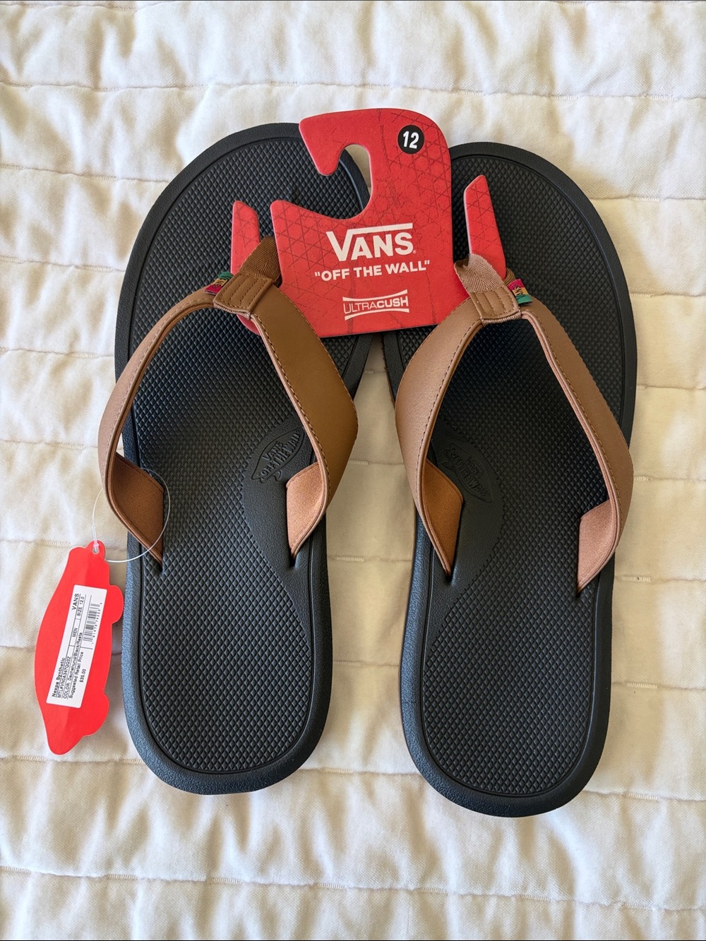 NWT Men's Vans Flip-Flops
